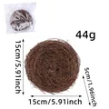 Decorative handmade woven twig bird nest for Easter DIY crafts, 15cm diameter size - 15cm (1 Piece/Pack)