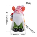 Christmas resin gnome figurine dwarf ornament, 13cm height dimensions and 200g weight - Male Style (Z2-28)