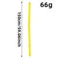 Yellow artificial marigold flower garland string for Day of the Dead decor, 150cm length - Yellow (B2-25)