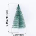 Mini árbol de Navidad artificial verde para decoración festiva, altura 13,5 cm - Mini Árbol de Navidad (A3-22迷你树) / 13.5cm