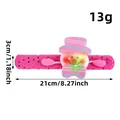 Pink glowing snowman Christmas slap bracelet 21x3cm light up toy for kids party gift - T1-30 Snowman (Sequin Lighted)