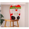 Coprispalle natalizio a forma di Babbo Natale per decorazione sala da pranzo - Stile Babbo Natale (O1-9)