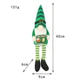 St. Patrick's Day Gnom mit grün gestreiftem Hut und langen Beinen, I'm Irish Schild - Männlicher Stil (C1-21)