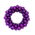Couronne de Noël violette brillante avec boules pour décoration de porte festive - Ensemble de 44 pièces / Violet