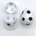 Contenedor de plástico para huevos de Pascua con diseño de balón de fútbol negro - Estilo de Fútbol (NJN48) / Juego de 12