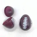 Duradero huevo de Pascua de plástico rellenable con diseño de fútbol americano - American Football Style (NJN48) / Juego de 12