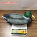 Realistic plastic hunting duck decoy with 25.5x10x11cm dimensions and 108g weight - Male Duck
