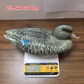 Realistic plastic mandarin duck hunting decoy and garden ornament measuring 25.5x10x11cm - Female Duck