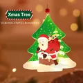Ein LED-Weihnachtsbaumanhänger mit Weihnachtsmann-Design und genauen Abmessungen - Weihnachtsbaum Einzeln