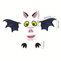 Halloween cartoon bat car trunk PVC decoration stickers with dimension measurements - Bat Style