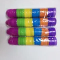Set of 6cm multi-colored plastic Easter eggs for surprise toy lottery and gashapon shells - Random Color / 48-Pack