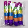 Bulk pack of 6cm colorful plastic Easter egg shells for gashapon lottery machines - Random Color / 96 Pieces/Pack