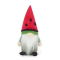 Watermelon themed gnome plush doll with a long white beard for seasonal home decoration - Watermelon Style (B)