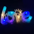Neon style LED love sign with colorful lights and crown for romantic party room decoration - Colorful (Style 2)
