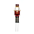 Festive Christmas nutcracker soldier metal garden stake for outdoor lawn party decor - Nutcracker Soldier Photo Prop Style (Style 1)