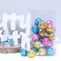 Decorative set of 40 colorful 3cm mirror disco balls for Christmas tree hanging ornaments. - Colorful / 40Pcs Pack