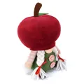 Handcrafted Christmas gnome plush with red apple hat and braids for festive holiday decor - Female Style (BH235034)