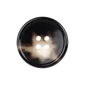 High-end black urea button with marbled texture for suits and workwear - 11.5mm (18L) / Coffee Marble (Color 37#)
