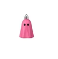 Mignon fantôme rose en plastique à suspendre pour décoration de fête d'Halloween 6g - Style Fantôme Rose / 1 Pièce