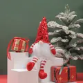 Exquisite Christmas gnome plush doll featuring red sequined hat and white fuzzy beard - Hat Style 3 / 16x33cm