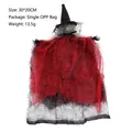Décoration d'Halloween sorcière fantôme à suspendre pour fête maison hantée - 30*20cm / Rouge