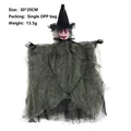 Décoration de sorcière fantôme suspendue pour Halloween, fête de maison hantée 30x20cm - 30*20cm / Vert