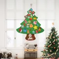 DIY Filz-Weihnachtsbaum-Set für Kinder mit abnehmbarem festlichem Baumschmuck Dekoration - Weihnachtsbaum Set