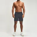 Men's dark grey quick-dry sports shorts for running and fitness training - S / Bottoms / Dark Gray