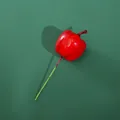 Glossy cute mini red apple cake topper accessory for DIY crafts and holiday decor - Apple / 3.0cm - 500 Pieces/Pack