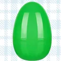Large 30cm green plastic Easter egg surprise gashapon toy for party decorations - 30cm / Green