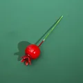 Miniature red pomegranate decorative pick for cake toppers and DIY festive accessories - Pomegranate / 1.5cm - 1000 Pieces/Pack