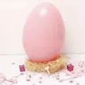 Grande guscio d'uovo di Pasqua rosa da 30 cm per caramelle e i regali a sorpresa - 30cm / Rosa