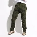 Men's rugged camouflage cargo pants with multi-pockets for outdoor hiking - 40 / Bottoms / F Camouflage (1866)