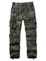 Men's rugged camouflage cargo pants featuring a multi-pocket design for outdoor wear - 30/M / Bottoms / Grey Camouflage