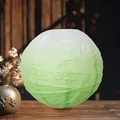 35cm green gradient macaron paper lantern for festive party and new year home decoration - 35cm Size / Green