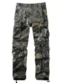Men's loose outdoor tree camouflage cargo pants featuring multiple utility pockets - 30/M / Bottoms / Large Leaf Camouflage