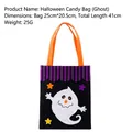 Bolsa de regalo festiva de Halloween en tela no tejida con diseño de fantasma y estrellas - 25cm*20.5cm / Fantasma