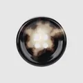 Professional high-end marbled urea button with 4 holes for premium designer clothing - 15.0mm / Grey Marble