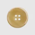 Classic four-hole beige urea button with elegant marble texture for high-end clothing - 15.0mm / Beige Marble
