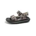 Breathable camouflage kids beach sandals for boys and girls summer casual outdoor play - Size 21 (13.5cm) / Brown