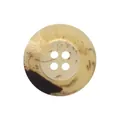 Premium 4-hole resin button featuring elegant tortoiseshell pattern for high-end clothing - Faux Tortoiseshell Round Button (VT118-01) / 15.0mm / Amber Tortoiseshell Color (40#)