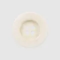High-end cream resin 4-hole button with subtle marble texture for clothing accessories - Marble Pattern Round Button (VT118-01) / 15.0mm / Creamy White Faux Cloud Pattern (01#)
