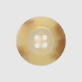 Premium round 4-hole resin button with beige and brown marble texture for high-end coats - Marble Pattern Round Button (VT118-01) / 15.0mm / Amber Marble Pattern (42#)