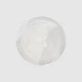 Premium white resin button with pearl texture and four holes for high-end clothing - 15.0MM (24L) / Pearl White