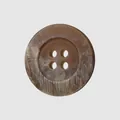 Bouton haut de gamme en résine marbrée marron avec un design durable à 4 trous - Textured Brown (46#)