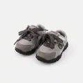 Comfortable grey soft-sole baby sneakers for toddlers aged 10 months up to 3 years - Size 16/Inner Length 12.5cm / Gray