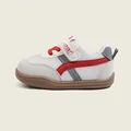 Comfortable breathable mesh baby walking shoes with soft rubber sole and Velcro strap - 16-20 / 5 Pairs / Red