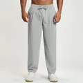 Premium men's quick-drying light gray casual sports hiking pants for outdoor comfort - S / Bottoms / Frost Grey