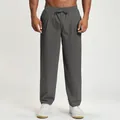 High-quality men's grey quick-dry casual sports pants for outdoor hiking and daily wear - S / Bottoms / Shark Gray