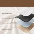 Detail view of the 4-layer waterproof and anti-slip tech fabric sofa cover material - 50*70cm / Transparent Waterproof Style